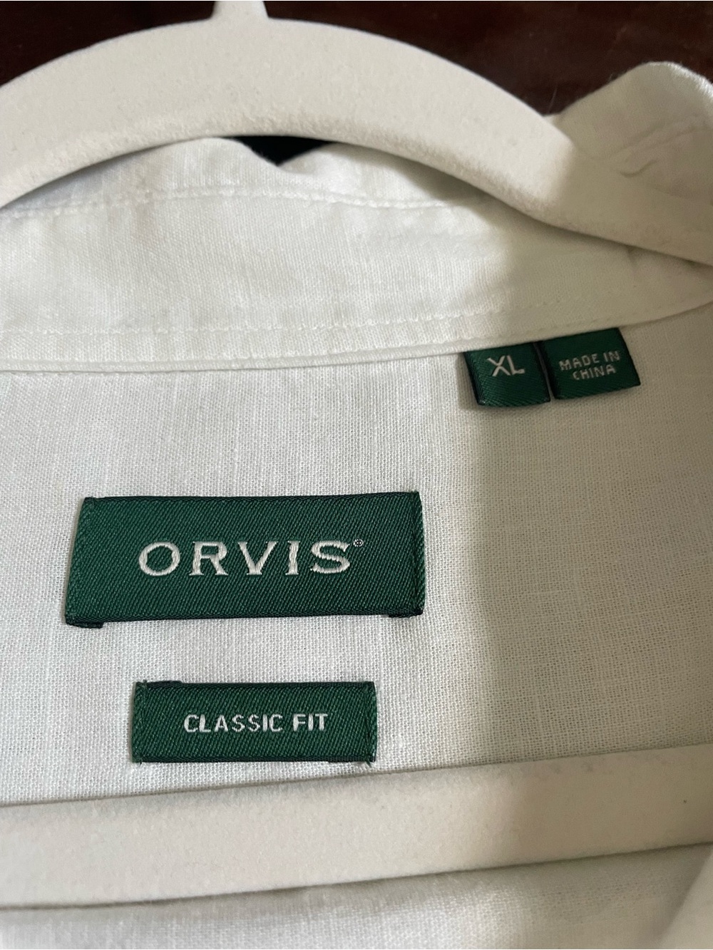 Orvis Ivory Short-Sleeve Button-Down Camp Shirt - Picture 6 of 7